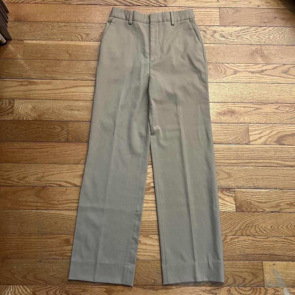 Filippa K Cara Flannel Trousers Wool Pleated Pants 26x28